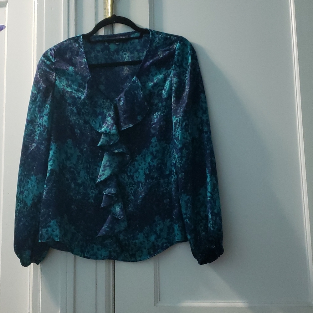 Jones New York Women's Print Blouse